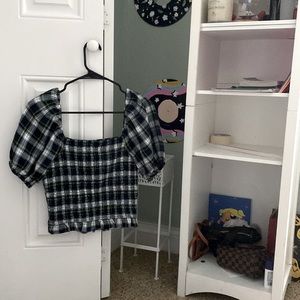 american eagle flannel top!